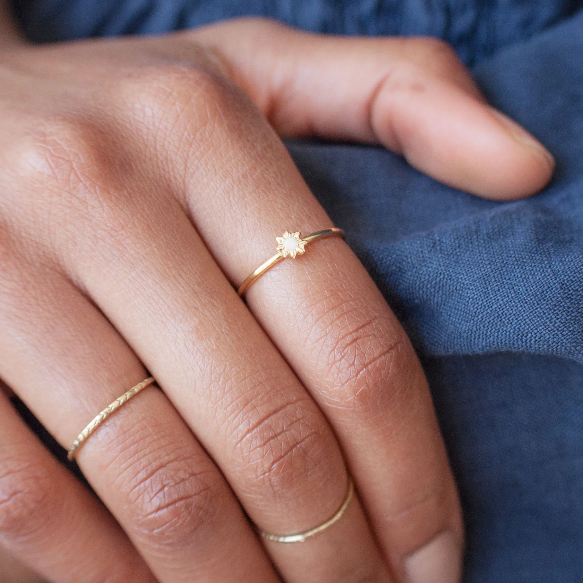 Starry Opal Ring