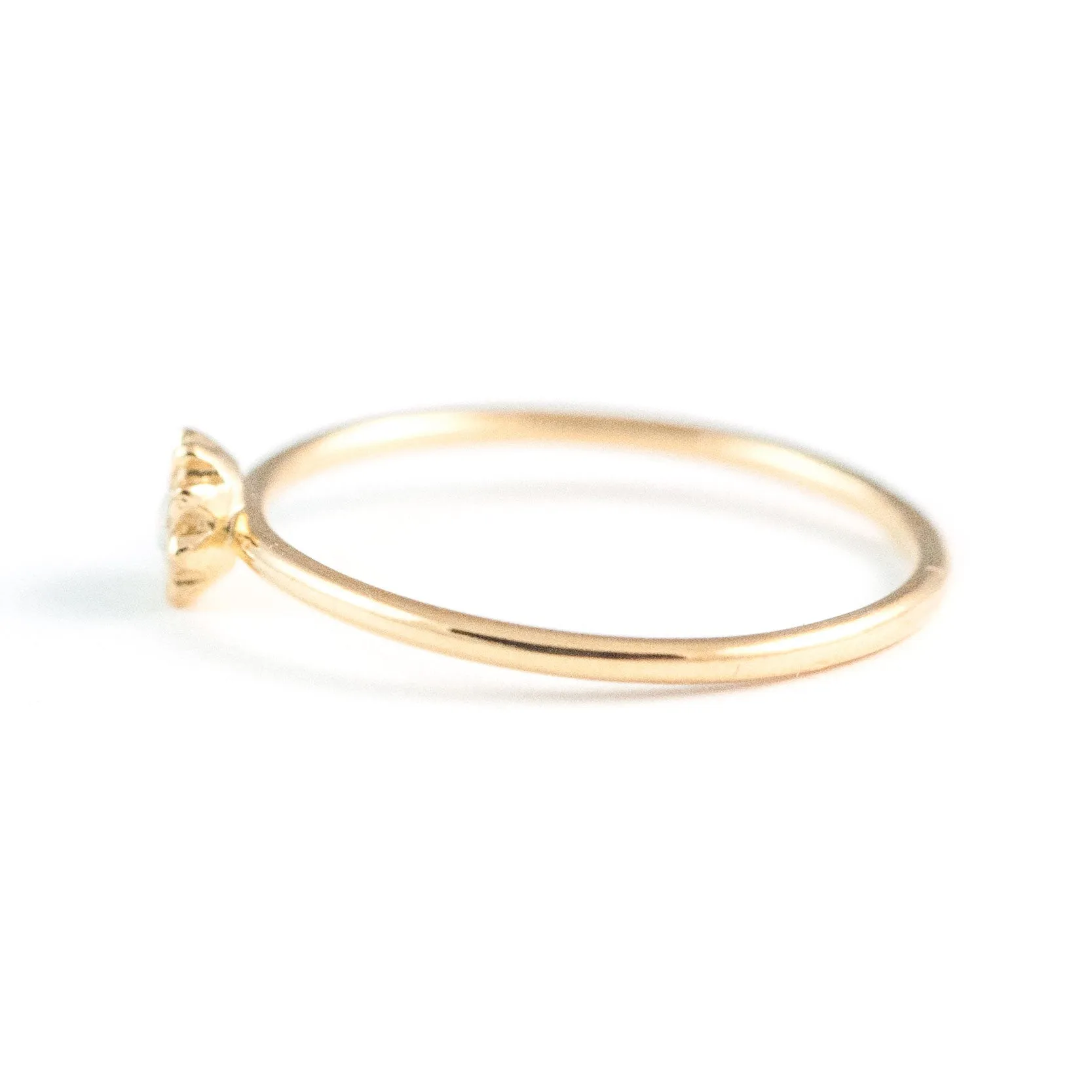 Starry Opal Solitaire Ring