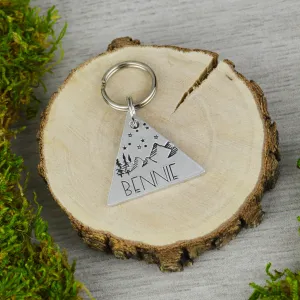 Starry Peaks Pet ID Tag