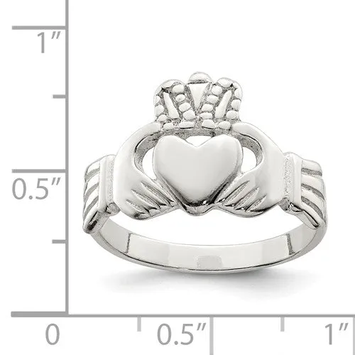 Sterling Silver Ladies Claddagh Ring