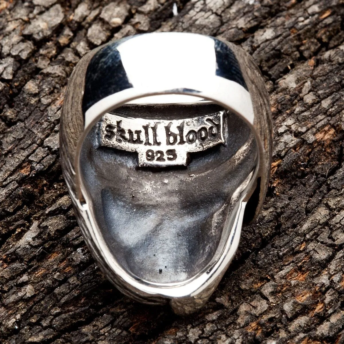 Sterling Silver Two Face Skull Devil Ring