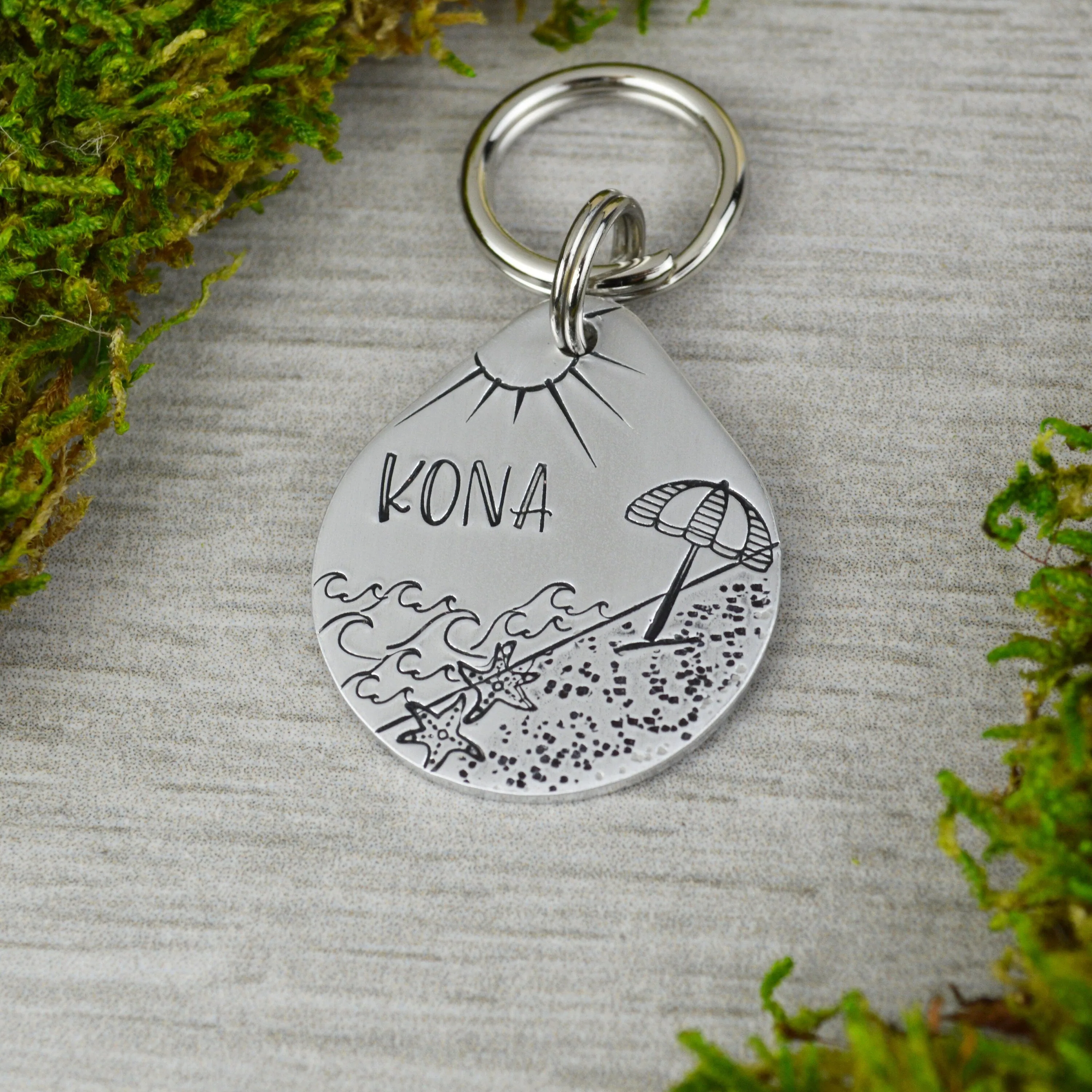 Sunny Shores Pet ID Tag