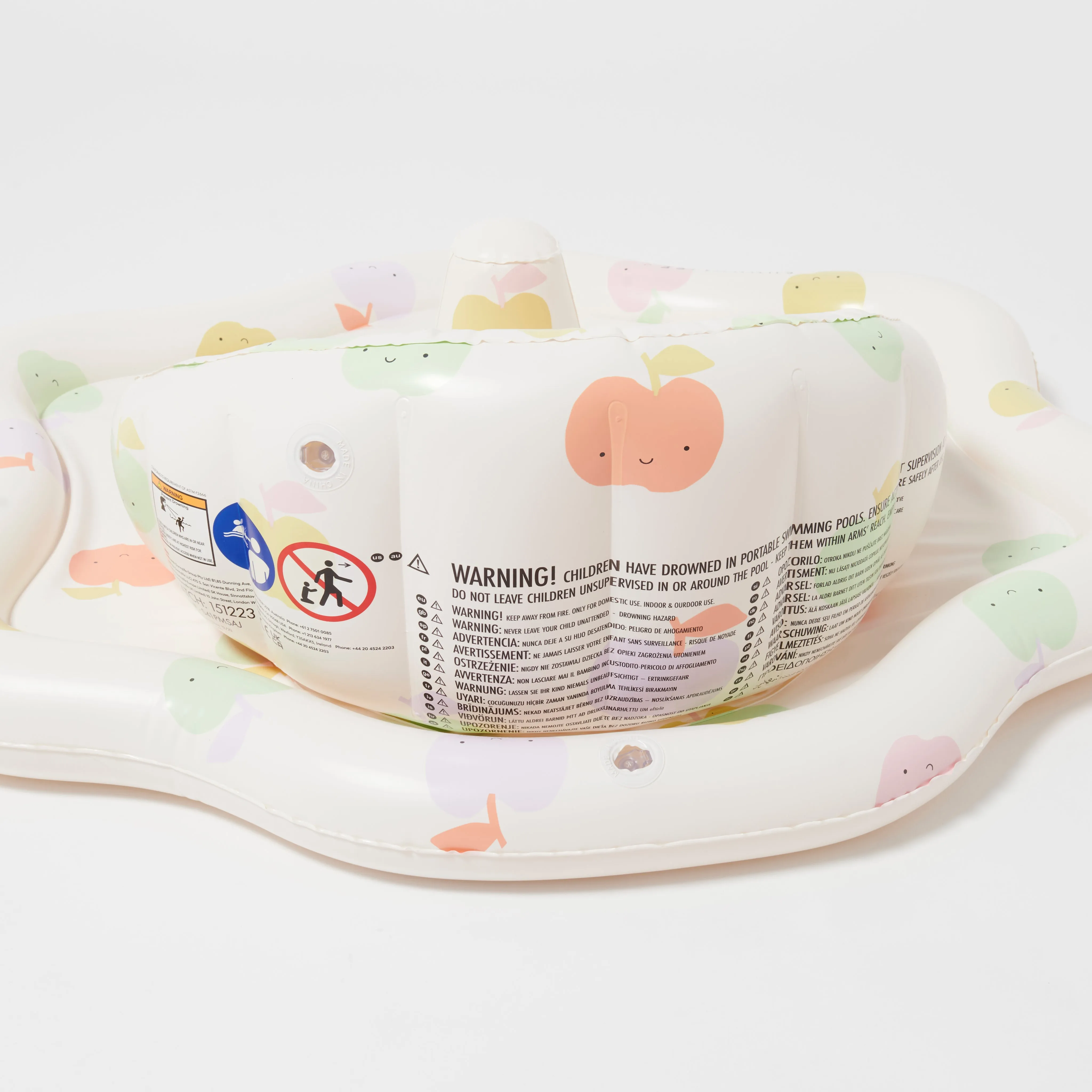 SUNNYLIFE BABY PLAYMAT WITH SHADE - APPLE SORBET