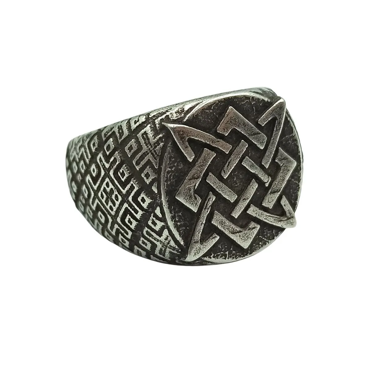 Svarog symbol ring