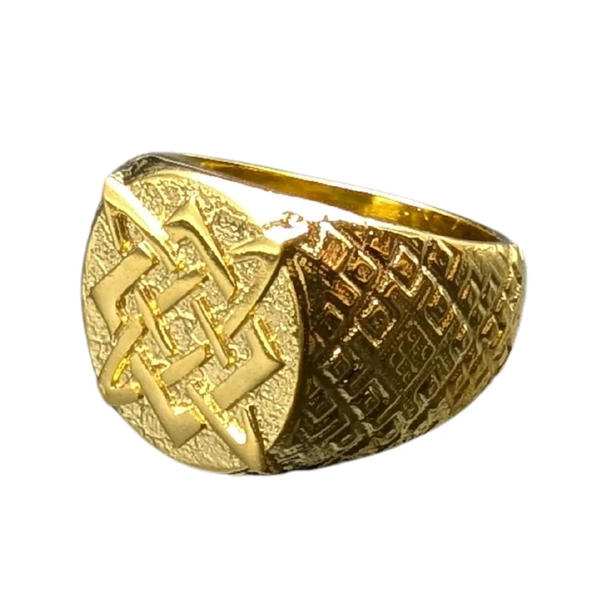 Svarog symbol ring
