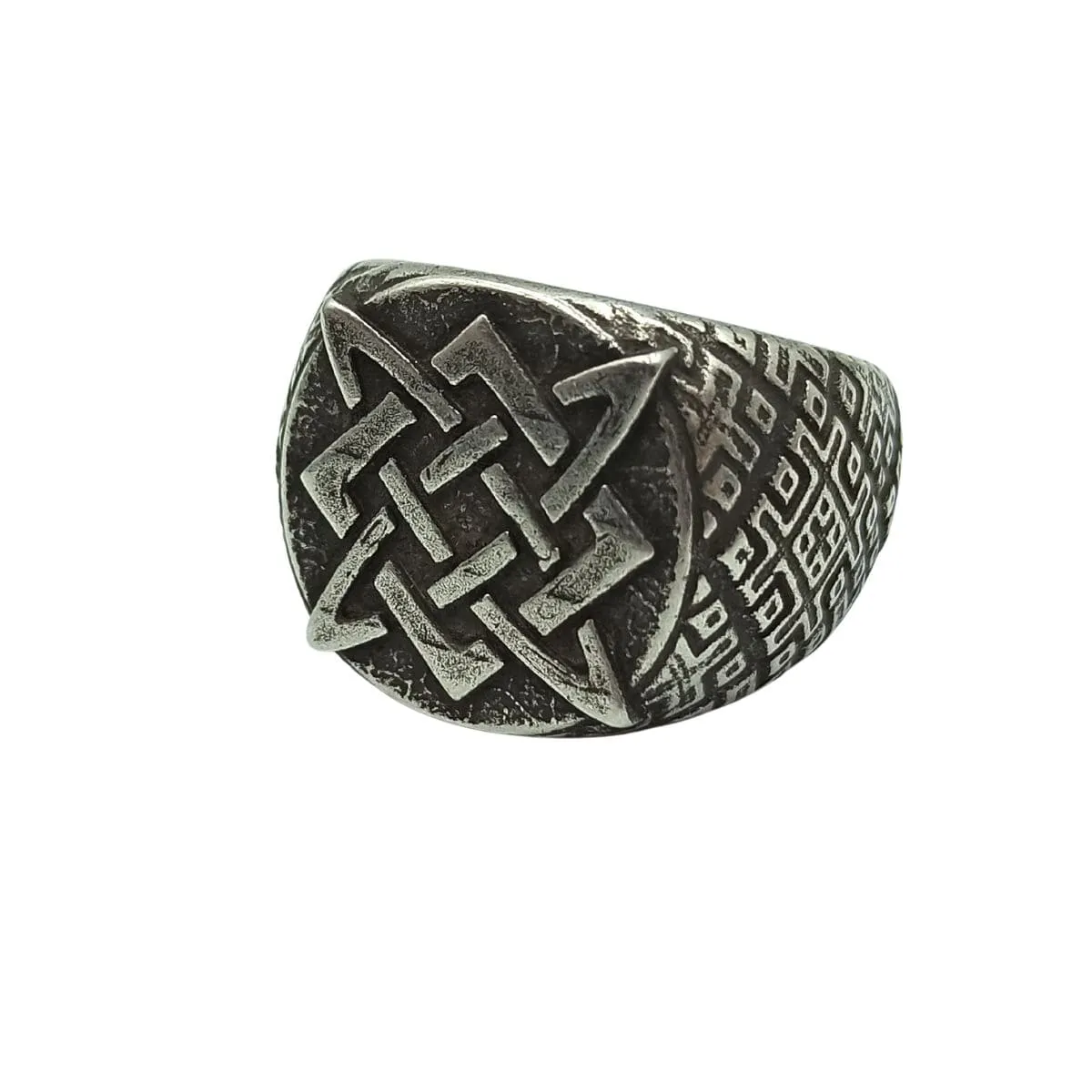 Svarog symbol ring