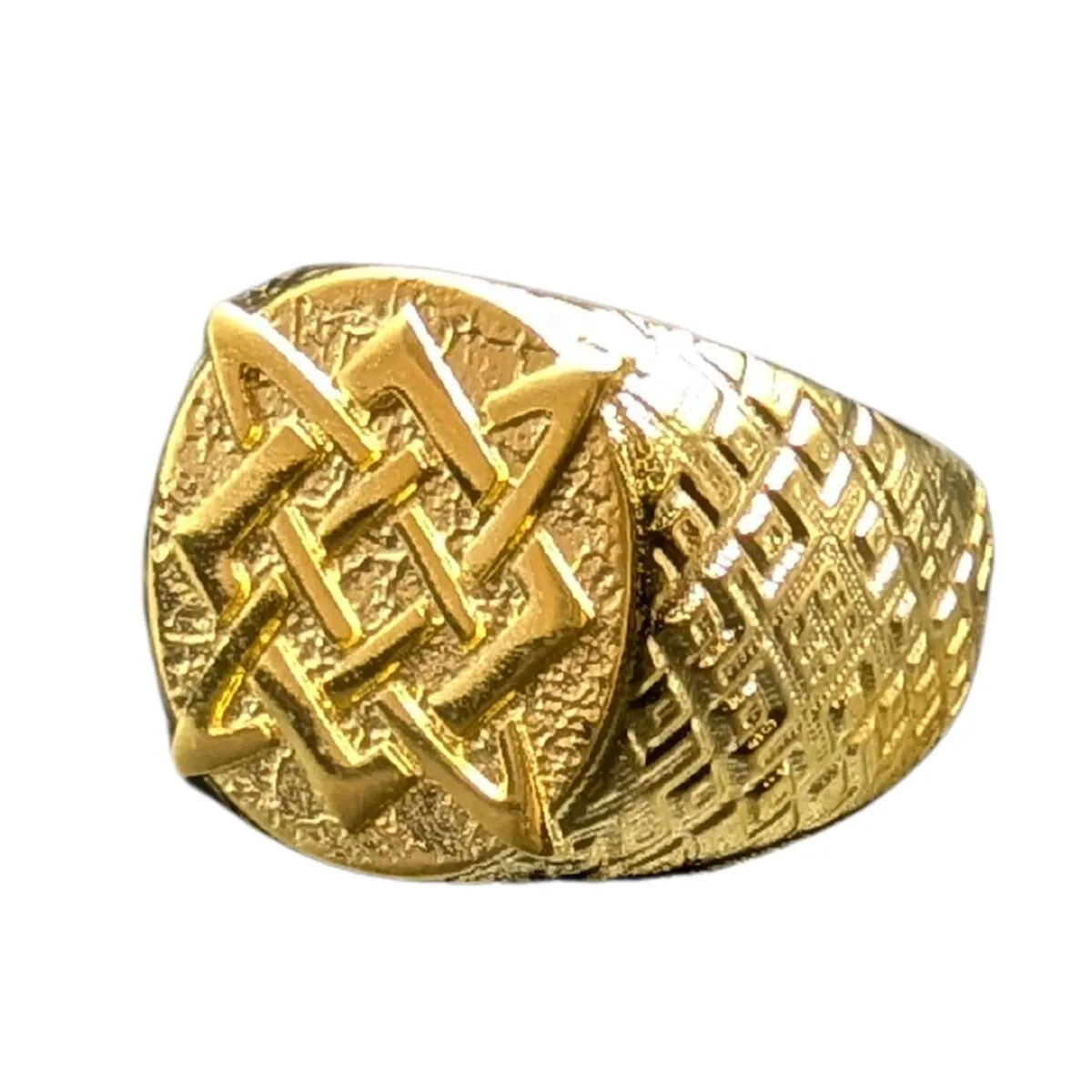 Svarog symbol ring