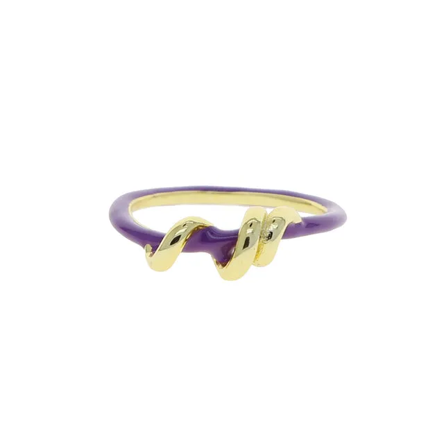 Talia Enamel Ring