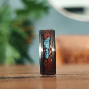The Blue Horizon - Sapele & Gunmetal Tungsten