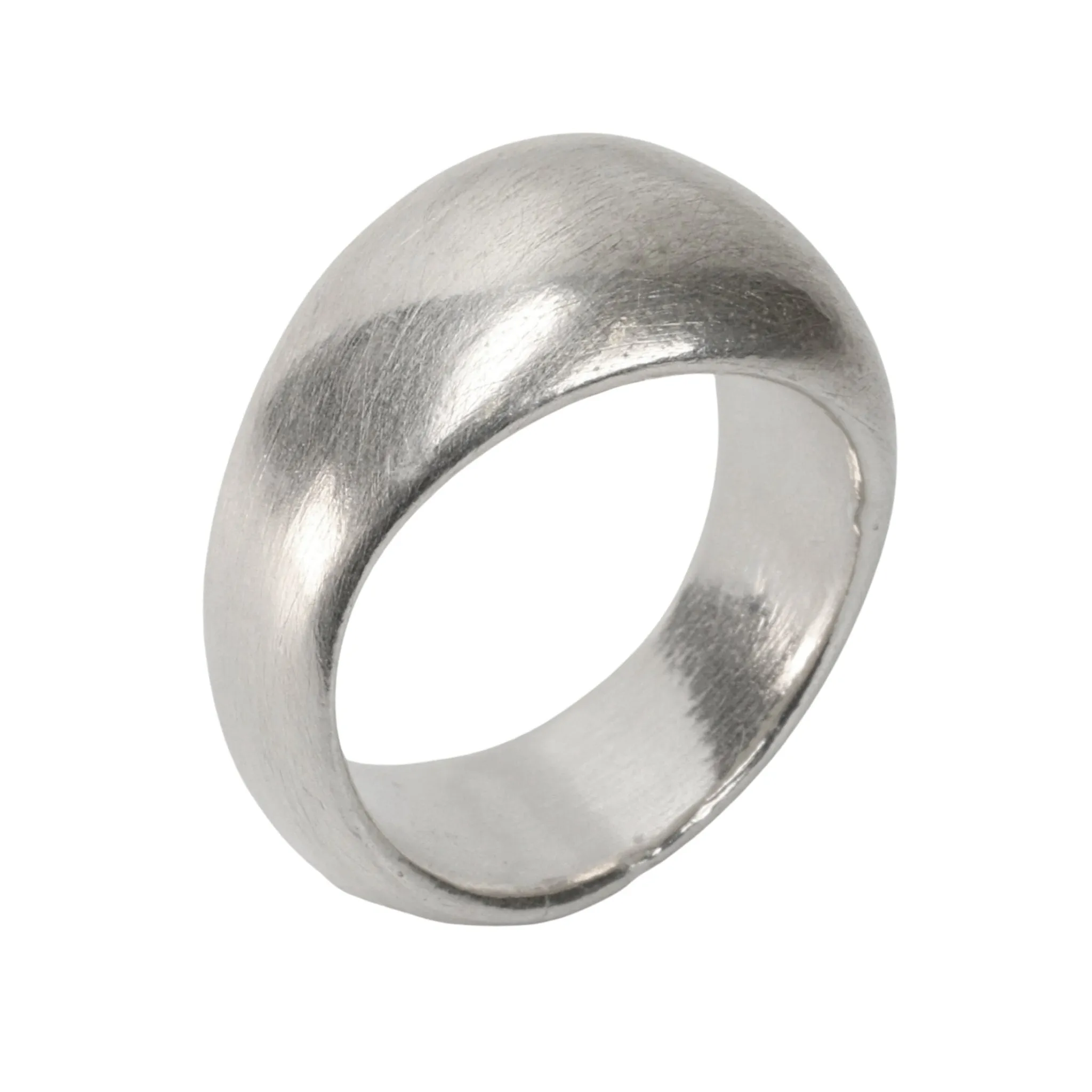 The "Ruth" Sterling Silver Domed Top Ring