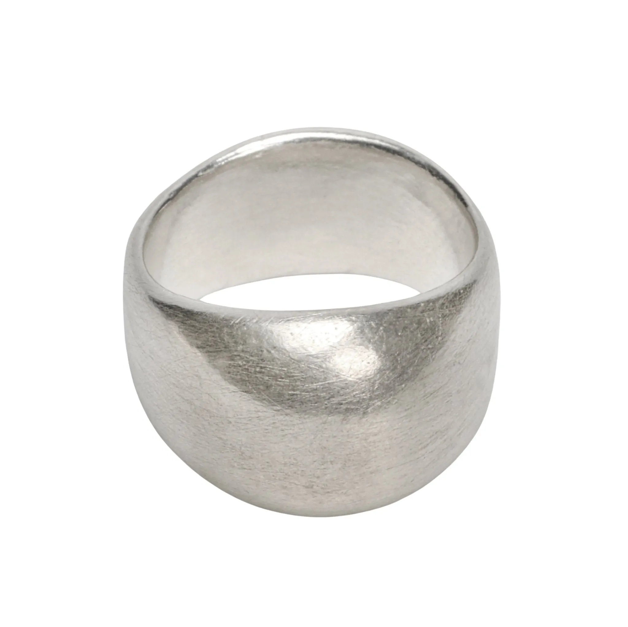 The "Ruth" Sterling Silver Domed Top Ring