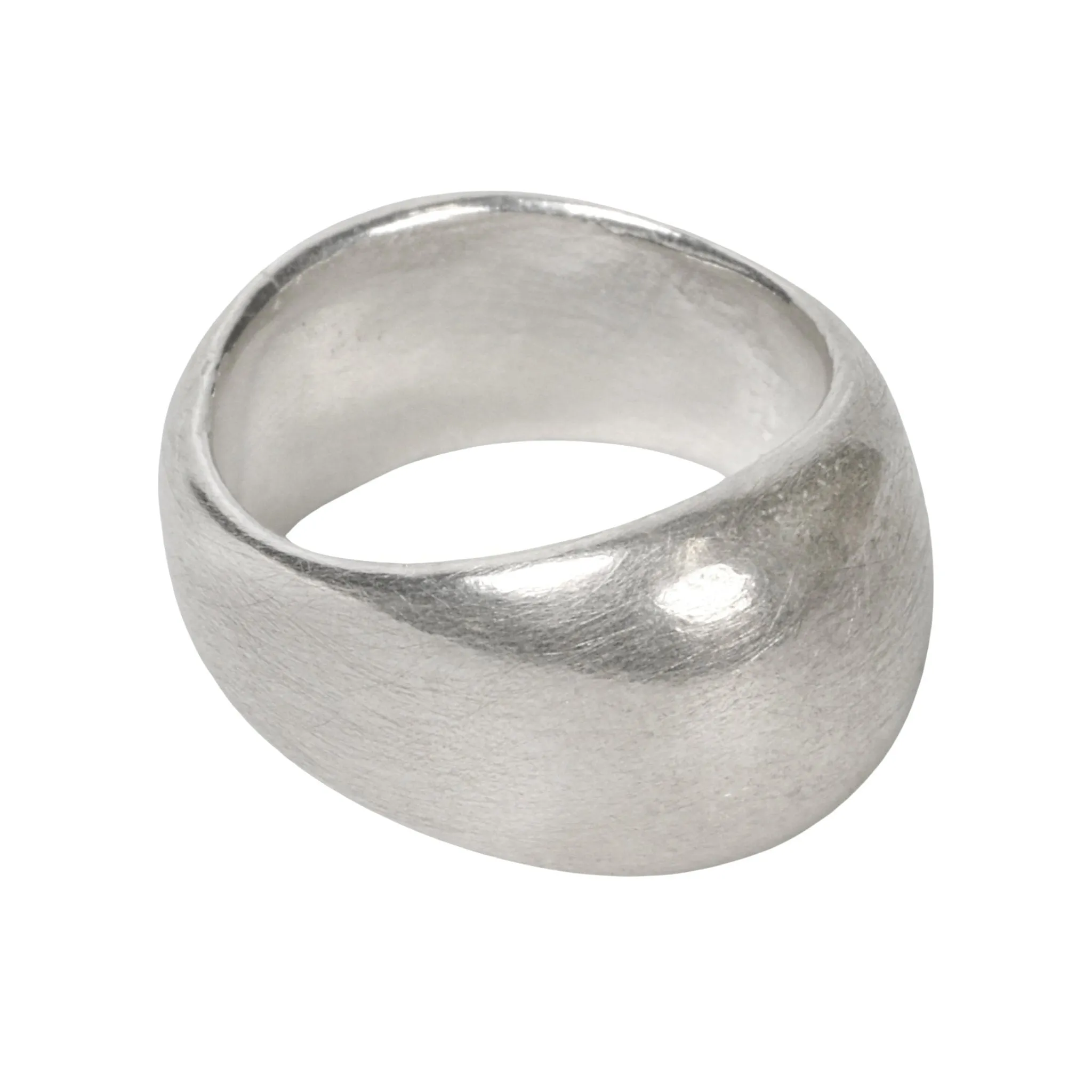 The "Ruth" Sterling Silver Domed Top Ring