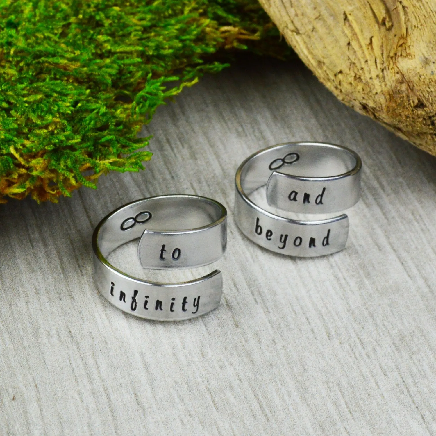 To Infinity and Beyond Wrap Ring Set