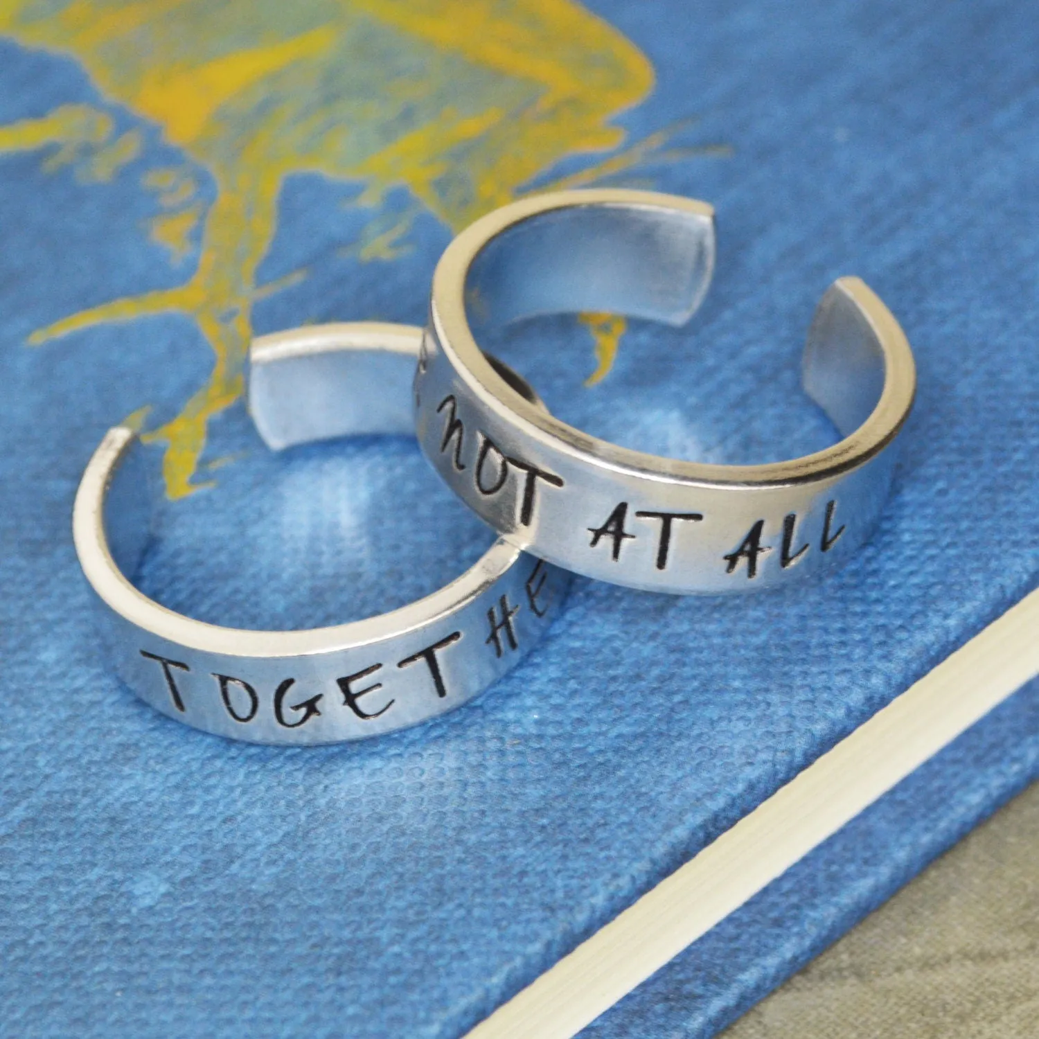 Together Or Not At All Ring Set