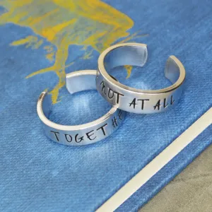 Together Or Not At All Ring Set