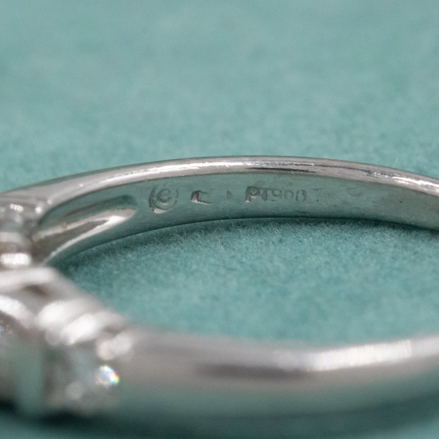Transitional-Cut Diamond & Platinum Ring