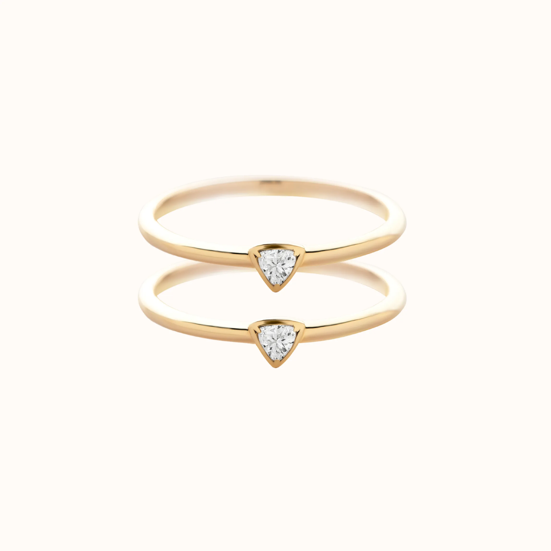 Trillion Ties  | Yellow Gold