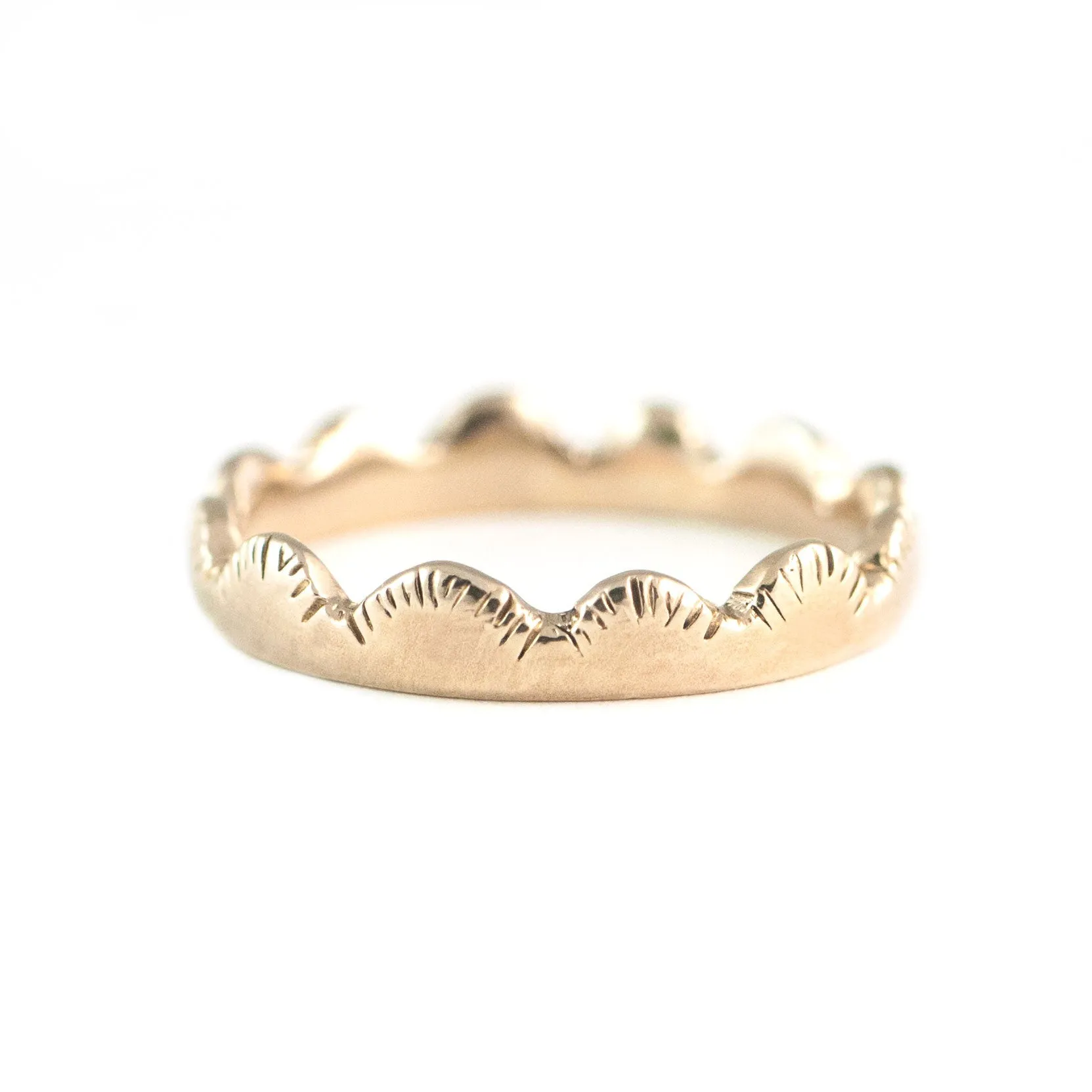 Venera Ring in Golden Brass