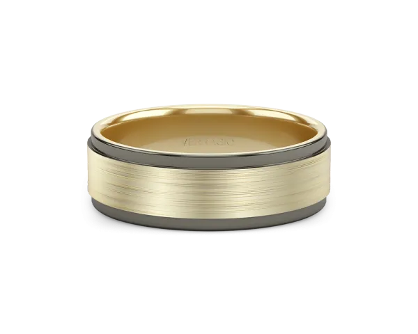 Verragio Matte Finish Men's Wedding Band