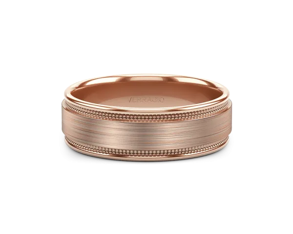Verragio Matte Finish Men's Wedding Band