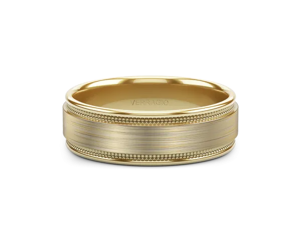 Verragio Matte Finish Men's Wedding Band
