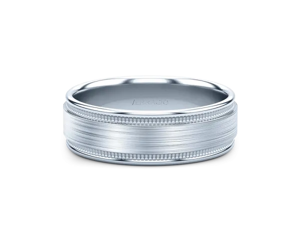 Verragio Matte Finish Men's Wedding Band
