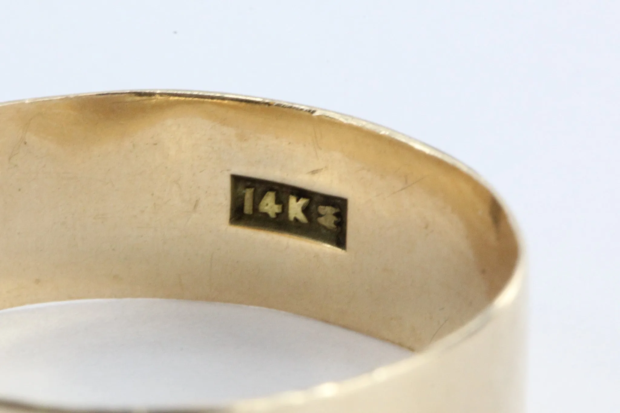 Victorian 14K Gold '99 Date Ring