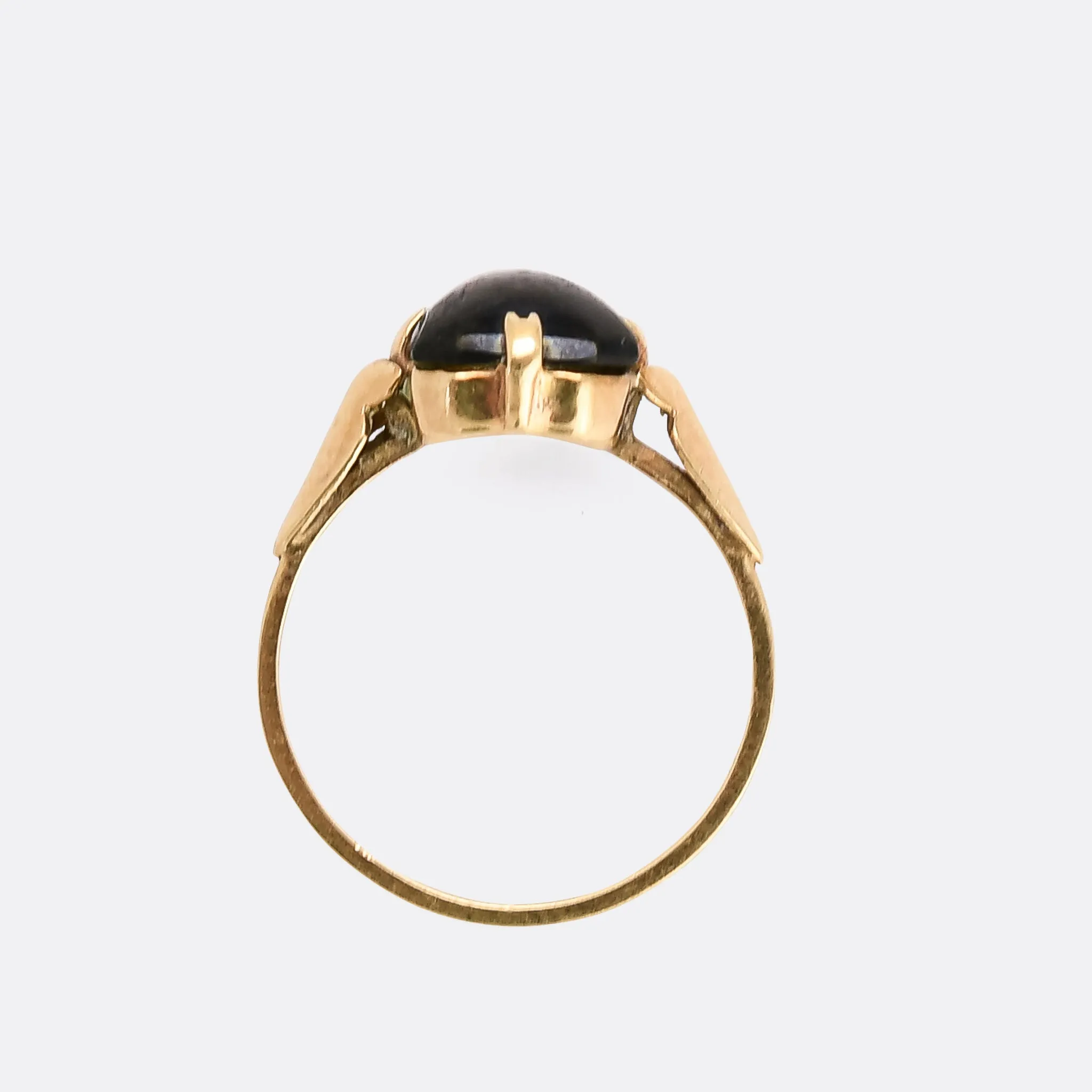 Victorian Bloodstone Cabochon Ring