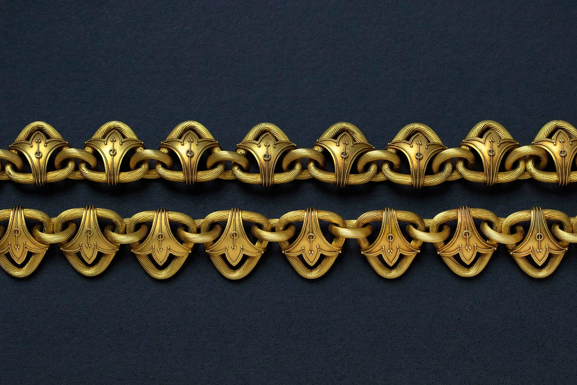 Victorian Etruscan Revival Collar/Bracelets
