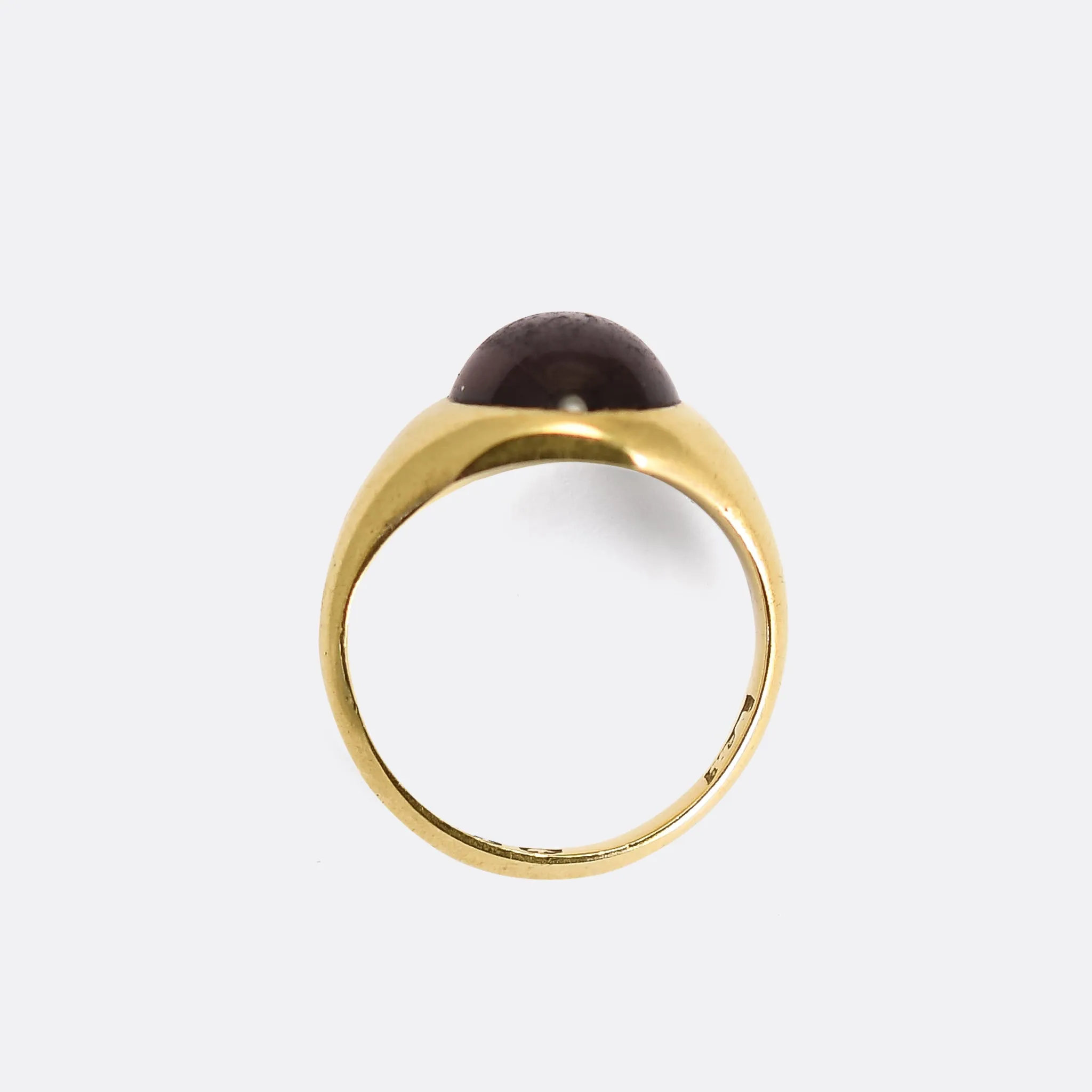 Victorian Garnet Cabochon Ring