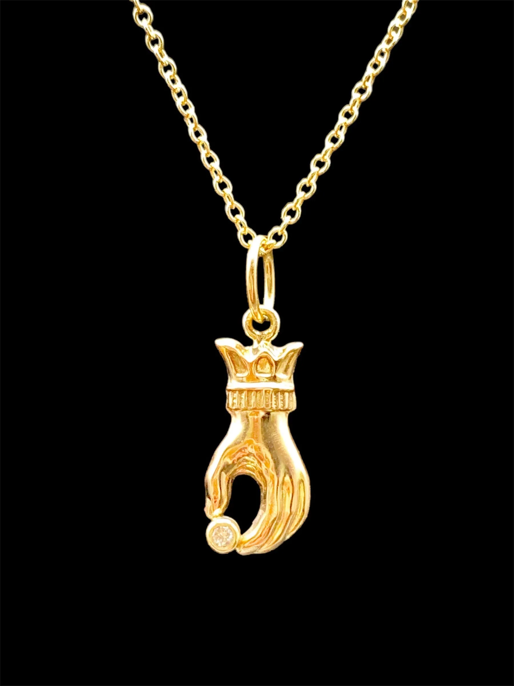 Victorian Hand Charm