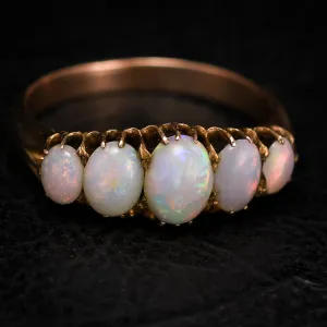 Victorian Opal 5-Stone Ring