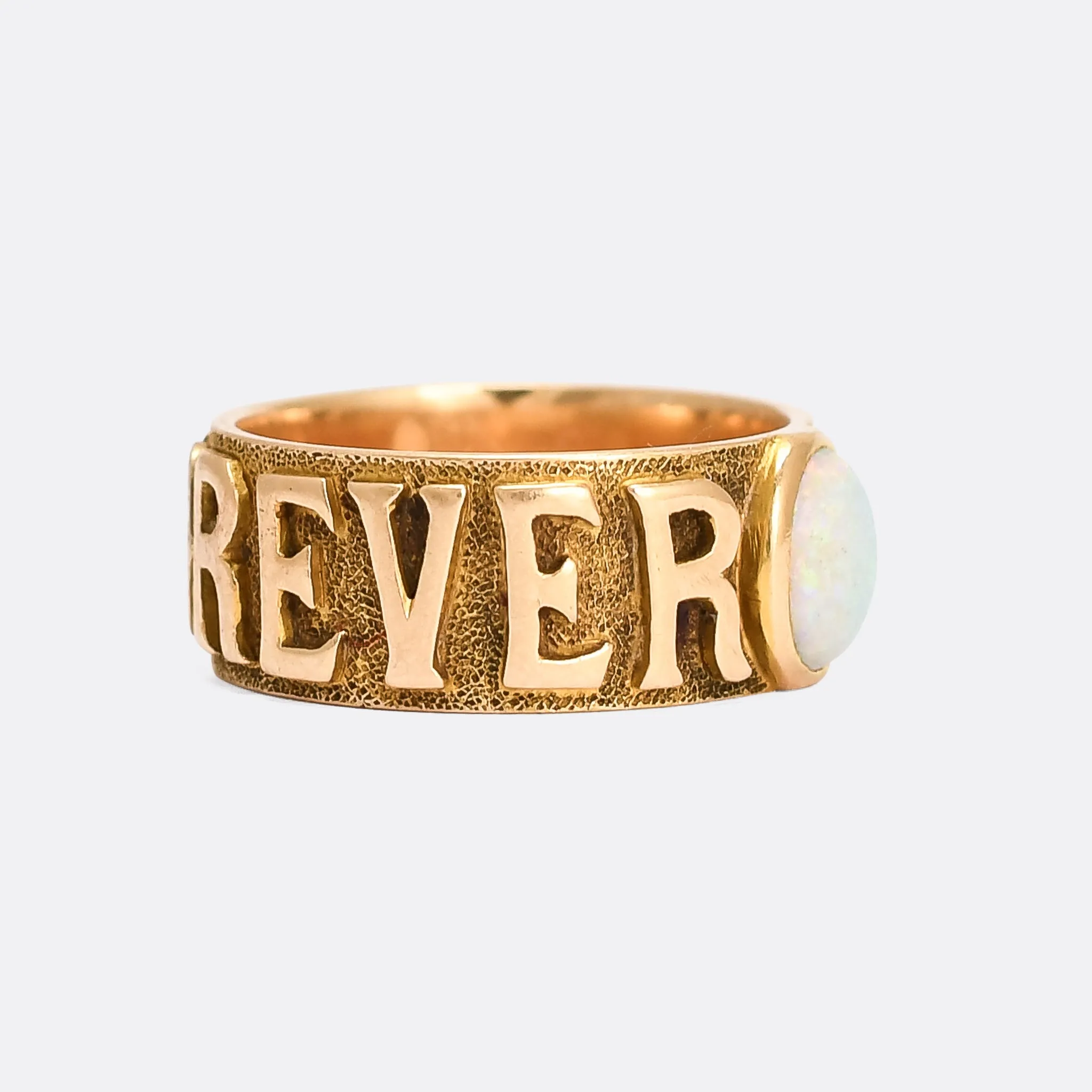Victorian Opal "As Ever, Forever" Ring