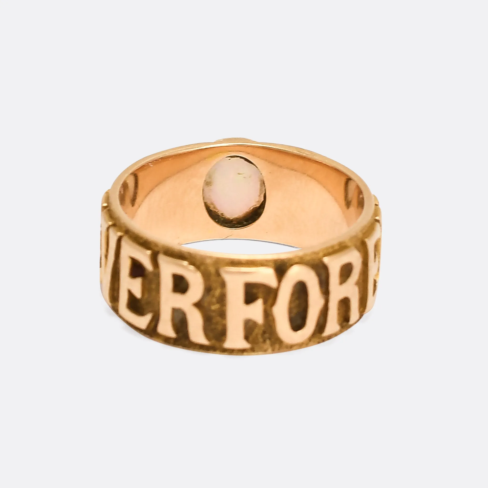 Victorian Opal "As Ever, Forever" Ring