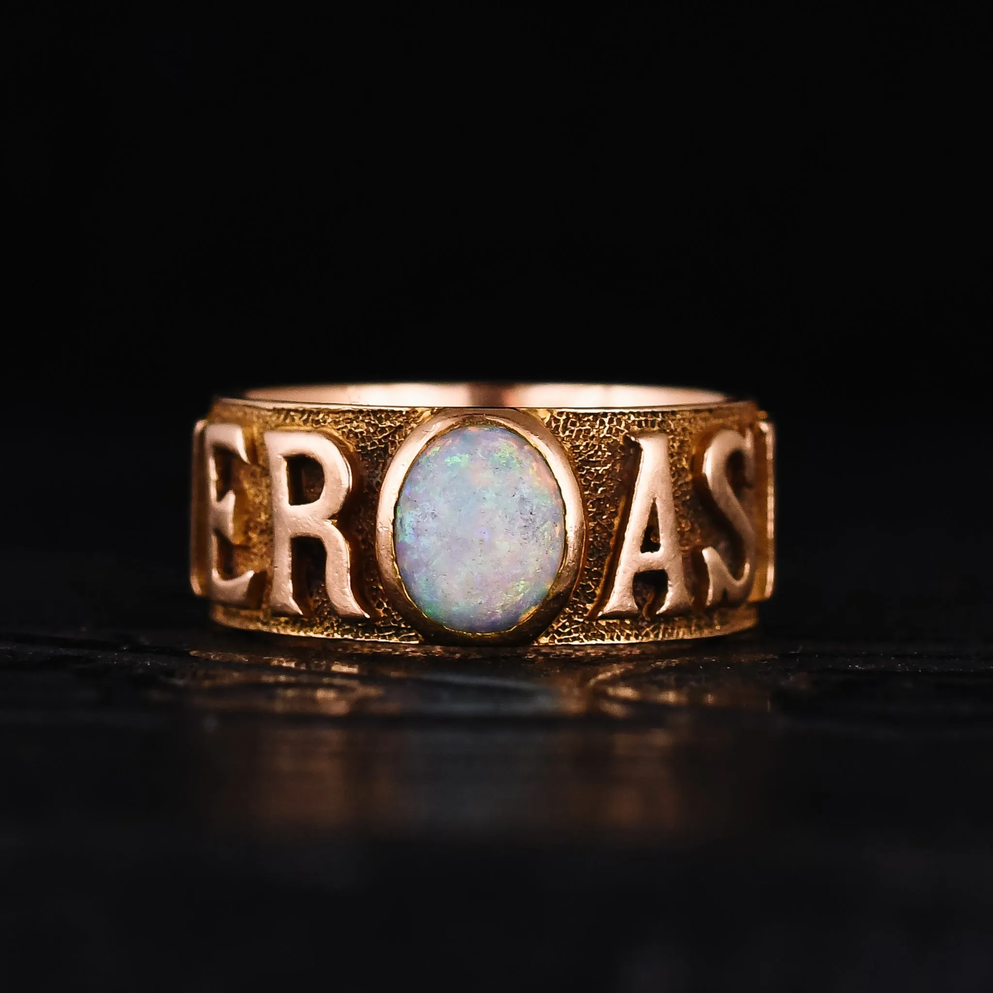 Victorian Opal "As Ever, Forever" Ring