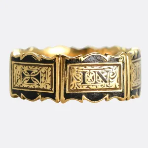 Victorian "IN MEMORY OF" Memorial Ring