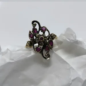 Victorian Ruby Diamond Ring
