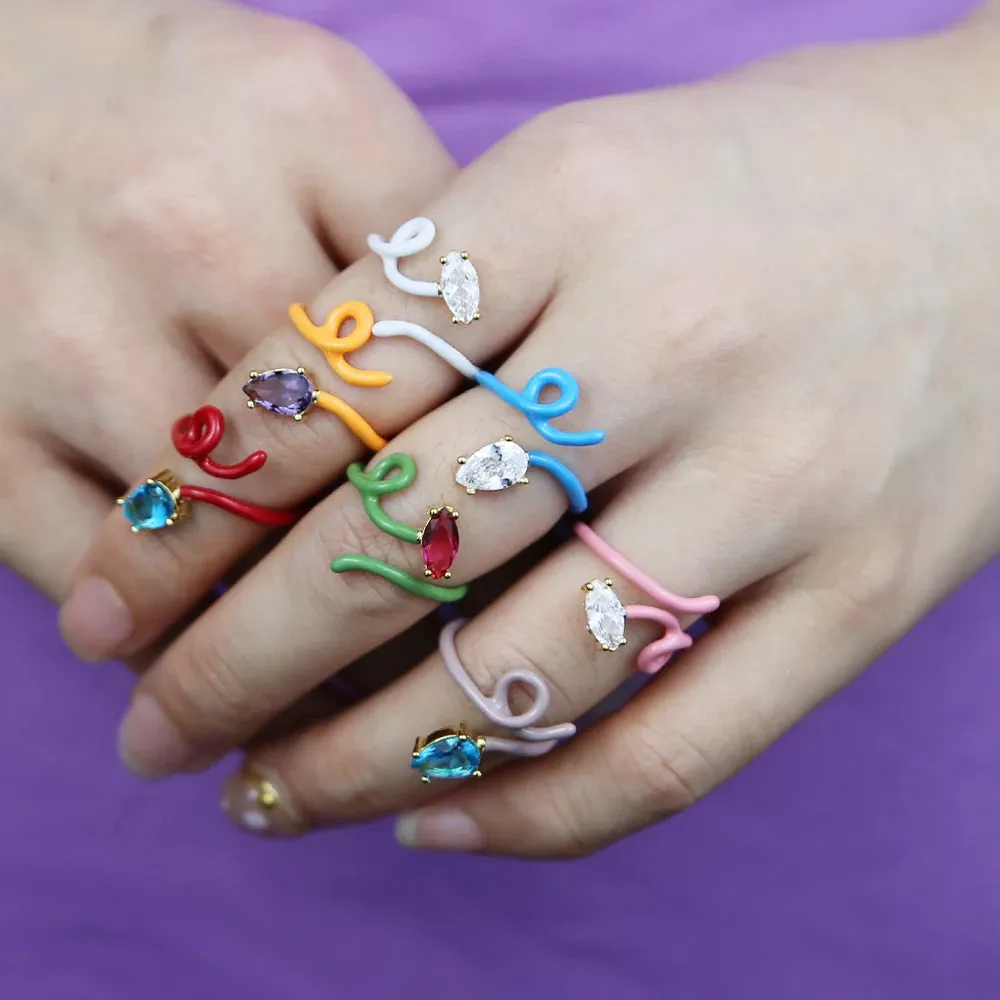 Vine Ring Blue