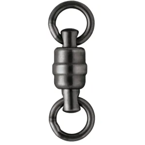 VMC Black Stainless Steel Heavy-Duty Ball Bearing Swivel #1 110LB  3 Pk