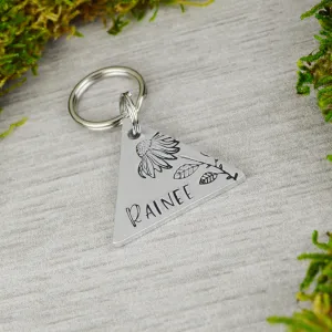 Wildflower Pet ID Tag