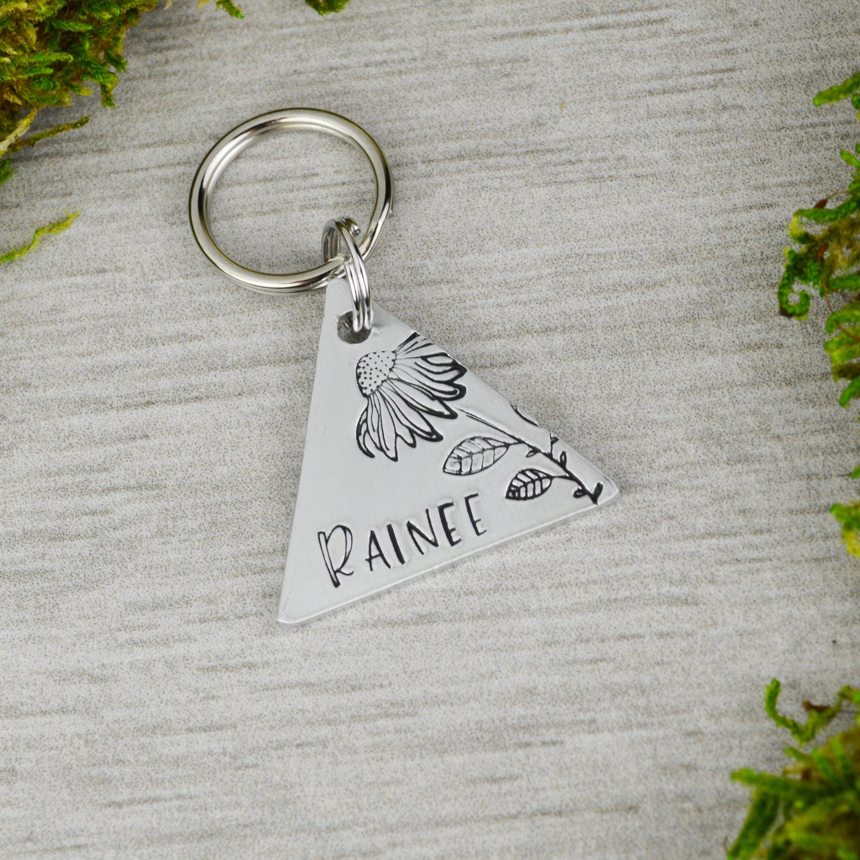 Wildflower Pet ID Tag