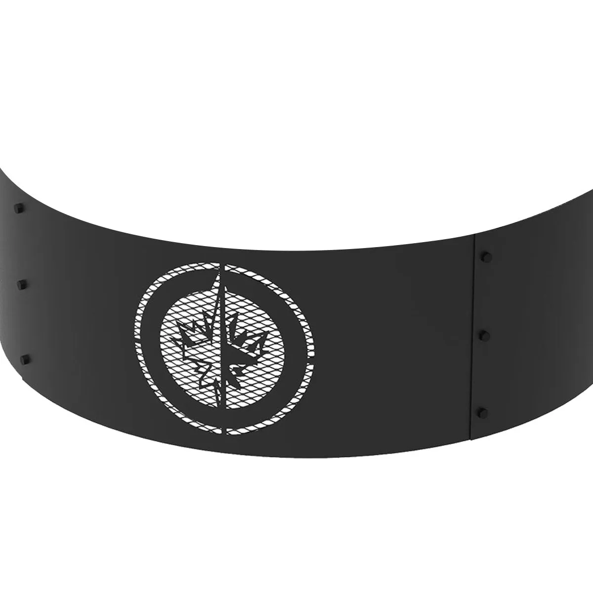 Winnipeg Jets 36 in. Round x 12 in. High Decorative Steel Fire Ring