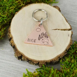 Winter Bear Pet ID Tag