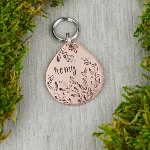 Winter Garland Pet ID Tag