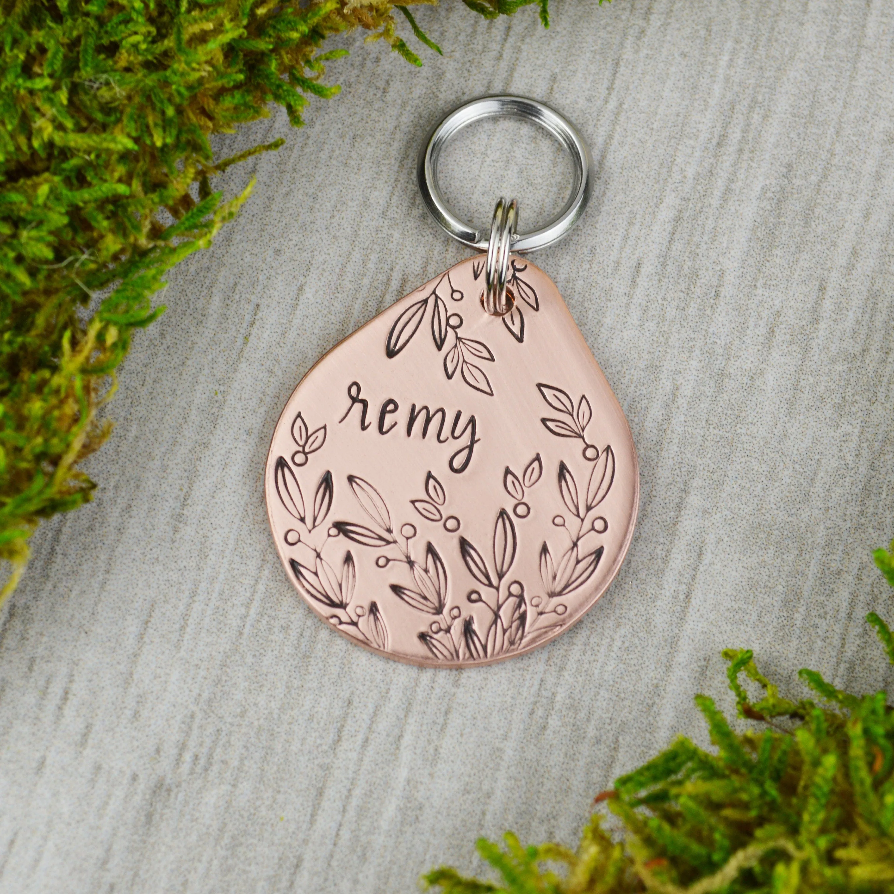 Winter Garland Pet ID Tag