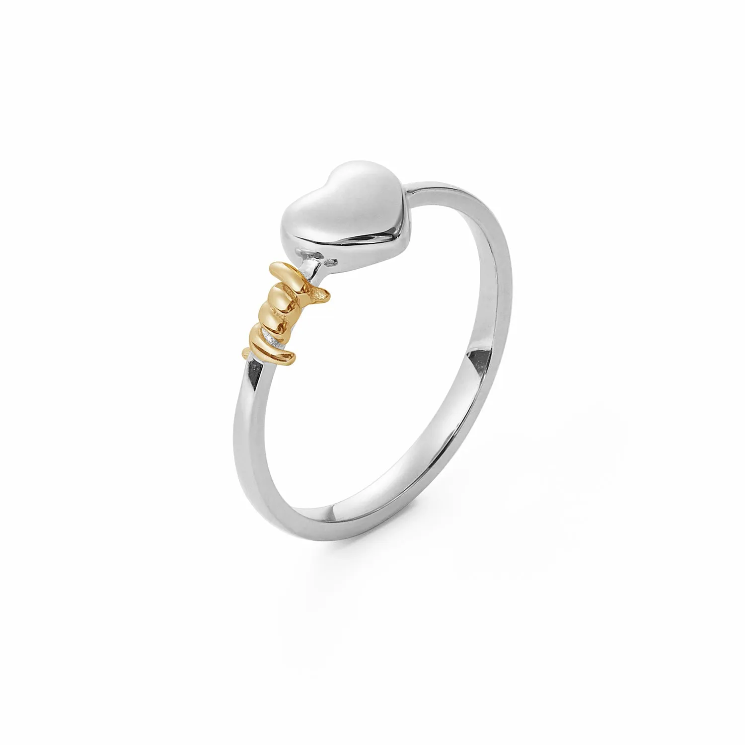 Wire Wrapped Knot Heart Promise ring