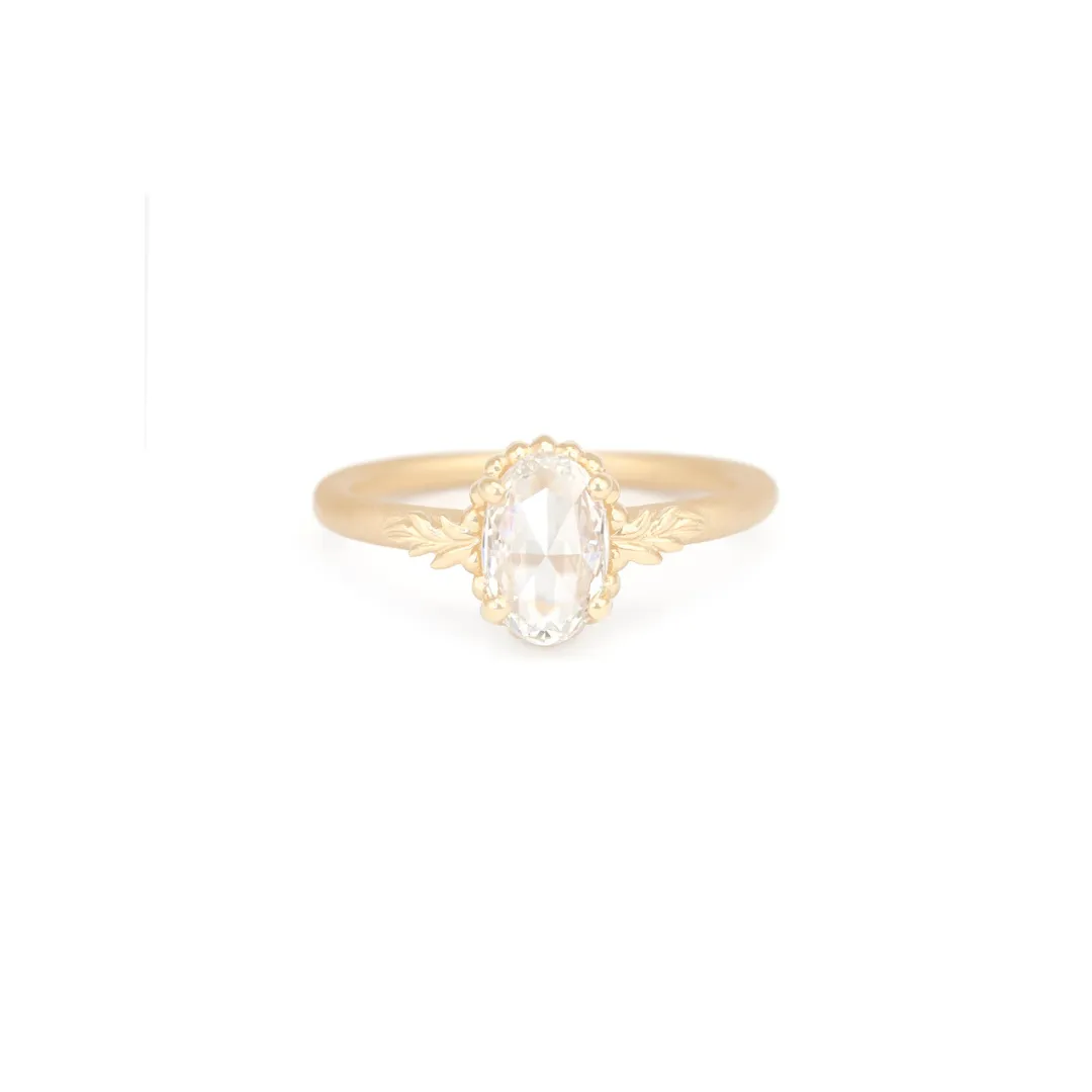 Wood Nymph Faye Oval Lab Grown Diamond Engagement Ring
