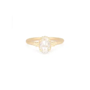 Wood Nymph Faye Oval Lab Grown Diamond Engagement Ring
