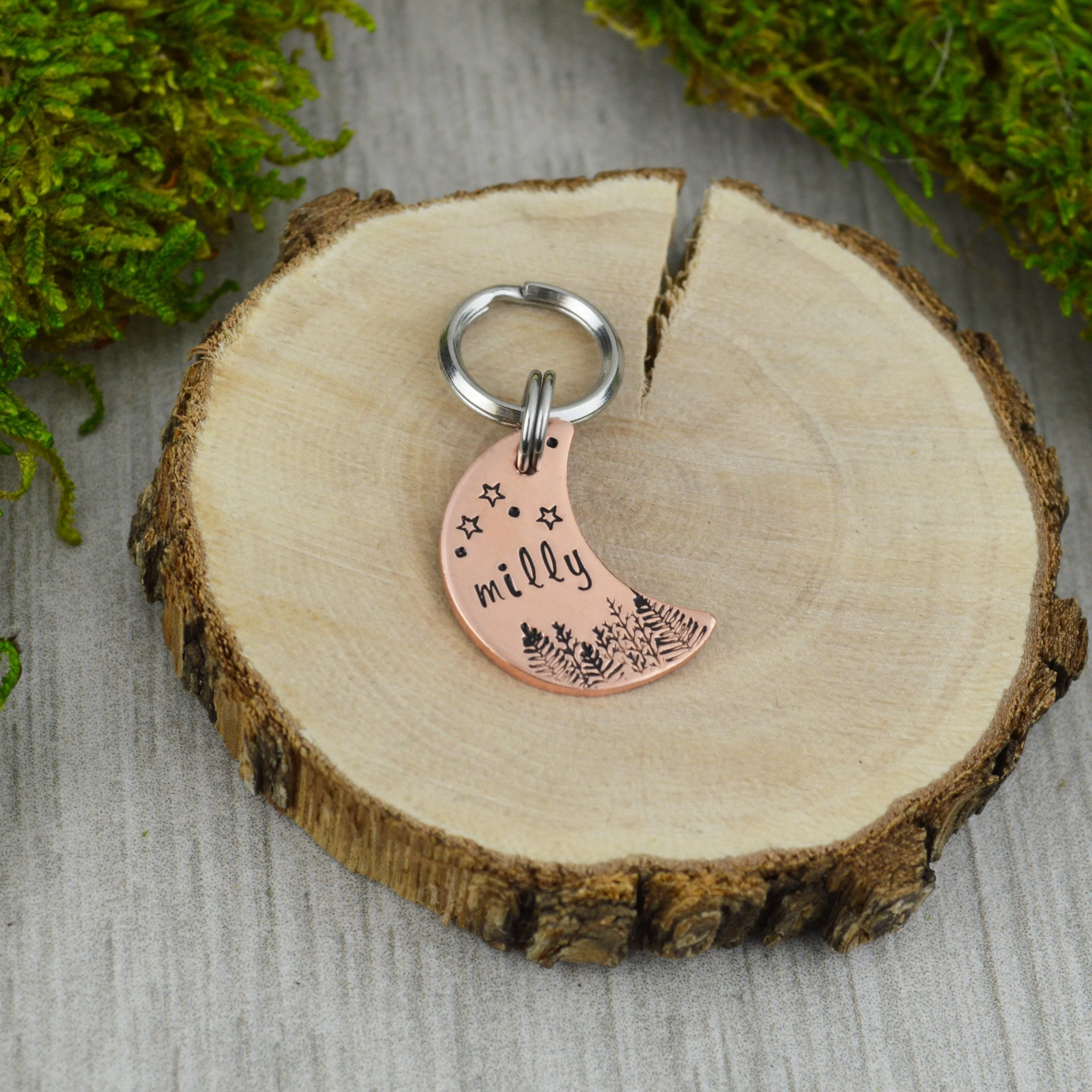 Woodlands Under the Stars Mini Pet ID Tag