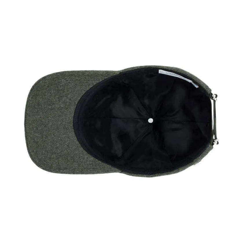 Wool Cap, Forest Green